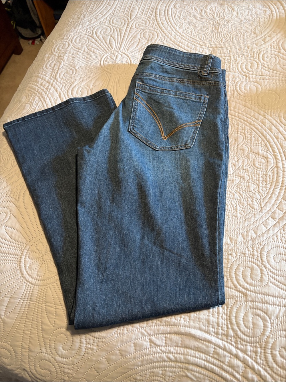 Democracy Women's Classic Blue Straight-Leg Jeans